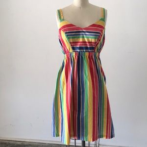 Urban outfitters colorful stripe dress
